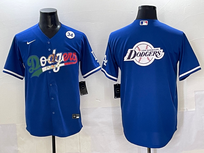Men Los Angeles Dodgers blank blue Nike 2025 MLB All Star Jersey 0037